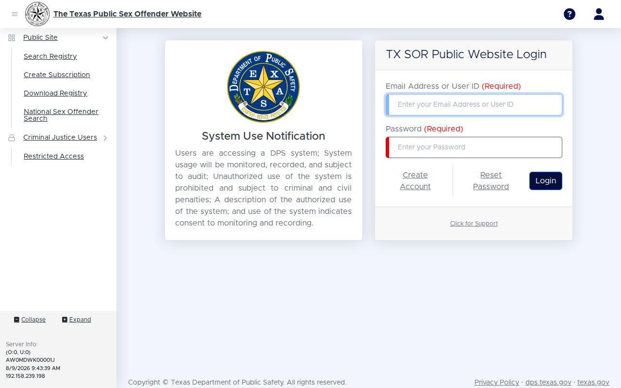 Armstrong County sex offender registry email alert subscription
