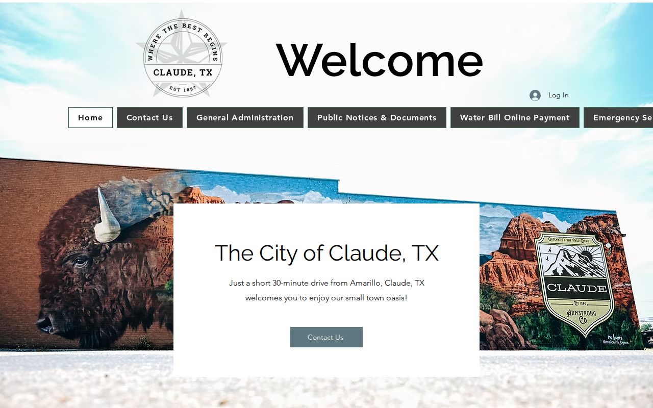 Claude criminal history and official City of Claude information