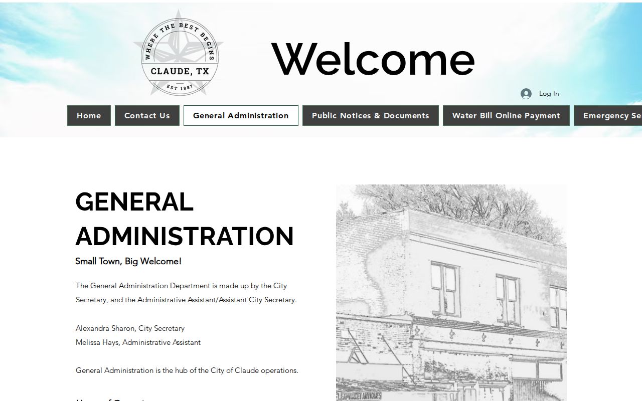 Claude criminal history City Hall general administration contact
